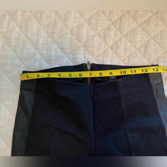 J.Crew pant size 2 leather side strip - Picture 3 of 8